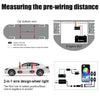4 in 1 DC12V Car Mobile Phone Bluetooth APP Control  RGB Symphony Chassis Light with 16LEDs SMD-5050 Lamp Beads