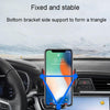 Air Vent Model Car Cell Phone Telescopic Holder Universal Automobile Navigation Bracket(Black)
