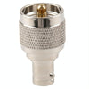 UHF Male to BNC Female Adapter, Nickel Plated RF Connector