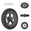 For Xiaomi M365 Electric Scooter 8.5-inch Rear Wheel  Solid Shock-absorbing Honeycomb Tire with Hub(Black)