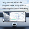 2 PCS Multifunctional Car Phone Holder Magnetic Suction Instrument Panel Navigation Suction Cup Holder, Colour: F6 Black