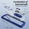 For Samsung Galaxy S24 FE 5G TPU + PC Lens Protection Phone Case with Ring Holder(Blue)