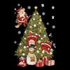 Christmas Window Decoration Poster Santa Claus Elk Snowflake Glass Wall Stickers, Style: SD-2205 30x45cm
