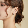 S925 Sterling Silver Raccoon Women Earrings