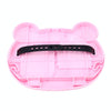 Cartoon Style Foldable Back Car Seat Drink Holder Back Seat Food Tray Storage Organizer Table(Pink)