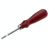 ER015 DIY Craft Leather Carving Leather Round Corner Tool Wood Handle Repair Device 1.0mm