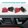 Car Left Side Door Lock Switch Buttons 2049058402 for Mercedes-Benz W204, Left Driving (Red)