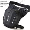 WILD MAN L1 3L Outdoor Motorcycle Riding Hard Shell Waist Bag Sports Cross-body Bag(Black)