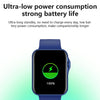 D07 1.7 inch Square Screen Smart Watch with Payment NFC Encoder(Black)