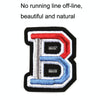 English Letter Three-dimensional Embroidered Cap Badge Cloth Sticker