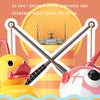 Play House Children Educational Electric Cycle Rotating Fishing Station Summer Water Game Toy Set, Colour: Pink 6 Ducks