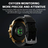 WS-18 1.43 inch IP67 Sport Smart Watch, Support Bluetooth Call / Sleep / Blood Oxygen / Heart Rate / Blood Pressure Health Monitor(Gold+Orange)
