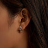 S925 Sterling Silver Fun Frog Ear Studs Women Earrings
