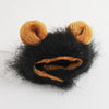 Lion Mane Cat Costume, Black, 26cm Head, Small Dog/Cat