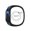For Garmin Vivofit JR3 No Buckle Silicone Printing Watch Band, Size:S(Camouflage Blue)