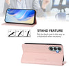 For Samsung Galaxy M34 5G / F34 5G RC01 Dual-Folded Magnetic Suction RFID Leather Phone Case(Pink)