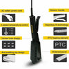 4-Speed Temperature Control Hair Straightening Clip Hair Straightener Hairdressing Tools UK Plug
