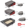 Portable Foldable Cat Litter Box 24x40cm Travel Bag with Scoop