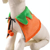 Halloween Pet Cloak, Orange/Black, Reversible, M (Medium Dogs)
