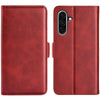 For Samsung Galaxy A36 Dual-side Magnetic Buckle Horizontal Flip Leather Phone Case(Red)