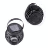 51 LEDs Hanging Cage Table Lamp Outdoor Woven Rattan Basket Lamp Solar Flame Lamp