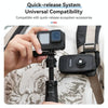 TELESIN Mini Selfie Stick Quick Release Tripod 15-40cm Adjustable Bracket For Sports Camera