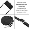 For Samsung Galaxy A36 5G Skin Feel Heart Embossed Leather Phone Case with Long Lanyard(Black)