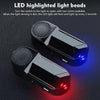 Car Solar Anti-Theft Alarm LED Warning Light With Aromatherapy(Red Light)