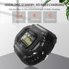 EX16T 1.21 inches LCD Screen Smart Watch 50m Waterproof, Support Pedometer / Call Reminder / Motion Monitoring / Remote Camera(Black)