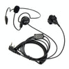 RETEVIS K-C2F 2 Pin PTT Finger Back-hanging Earphone Microphone for H-777/RT-5R/ 888s/UV5R