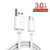 38W PD20W + QC3.0 USB Car Charger with USB to Micro USB Data Cable, Length: 1m(Black)