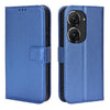 For ASUS Zenfone 9 Diamond Texture Leather Phone Case(Blue)