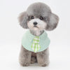 Dog & Cat Shawl Scarf - Absorbent, Green, Large (25-30cm Neck)