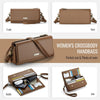 CaseMe ME30 Max Multifunctional Large-Capacity Shoulder Crossbody Phone Bag(Brown)