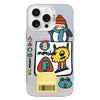 For iPhone 15 Pro Christmas Series PC Full Coverage Pattern Phone Case(CW049 White)