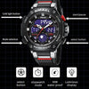 SMAEL 8069 Outdoor Multifunctional Waterproof Sports Alloy Luminous Watch(Black)