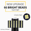 2 PCS 1157 / BAY15D DC9-16V / 8.2W(H) 2.7W(L) / 6000K / 655LM Car Auto Brake Lights 66LEDs SMD-2016 Lamps
