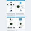 Waveshare Industrial Grade Serial Server RS232/485 to WiFi / Ethernet RJ45 Network Port with POE Support