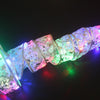 Christmas LED Lights Bronzing Double Ribbon String Lights, Specification: 1m(Silver Color Light)