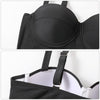 Woman Sexy High Waist Two Piece Bikini Swimsuit, Size:M(As Show)