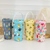 Portable Milk Tea Tote Bag Heat Preservation Eco-friendly Handbag Carrying Insulated Cup Cover, Style: Ice Cream