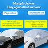 Car Half-cover Car Clothing Sunscreen Heat Insulation Sun Nisor, Aluminum Foil Size: 3.6x1.6x1.5m