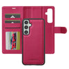 For Samsung Galaxy A36 5G LC.IMEEKE L2 Series Detachable Magsafe PU Phone Case with Lanyard(Red)