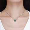 S925 Sterling Silver Pendant Summer Green Beads DIY Bracelet Necklace Accessories
