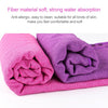 Microfiber Thickening Non-slip Yoga Blanket Long Washable Yoga Mat , Random Color Delivery