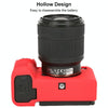 For Sony ILCE-7CM2 / A7C II / A7CR Glossy Soft Silicone Protective Case(Red)