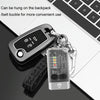 V10 Portable Keychain Light USB Rechargeable Bright Mini Flashlight(White)