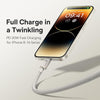 Baseus Titanium Alloy Series 20W USB-C / Type-C to 8 Pin Fast Charging Cable, Length:2m(Gold)