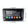 Suitable for Volkswagen 7-inch Car Multimedia Player Navigation Bluetooth Reversing Integrated Machine Android 10.0, Specification: 1+16G