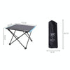 Outdoor Aluminum Alloy Folding Table Camping Picnic Portable Folding Table Barbecue Table Stall Small Dining Table, Size:Small